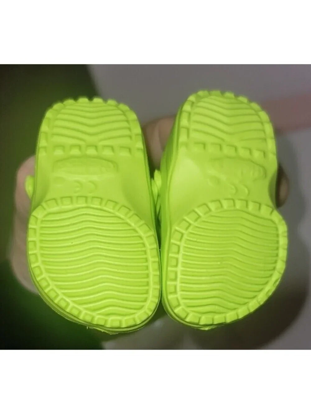 DOG CAT PET GREEN PLASTIC SANDALS CLOGS 3